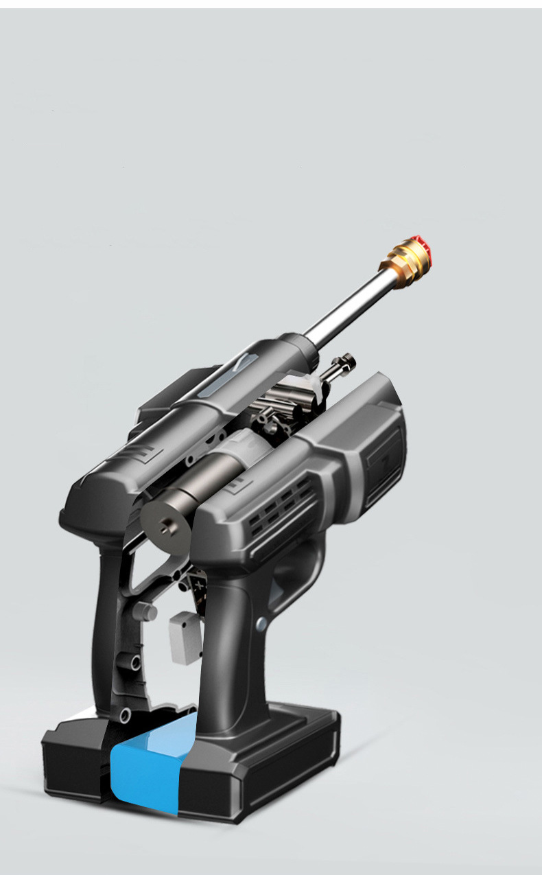Car HighPower Car Washing Gun Car High Pressure Water Pump Wireless Lithium Battery Car TwoinOne Car Washing Machine Car