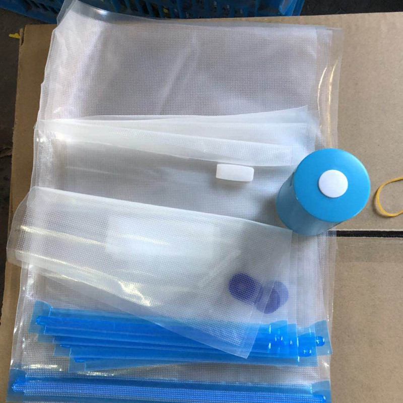 Mini Vacuum Machine Household Vacuum-Packaging Machine Outdoor Portable Travel Storage Vacuum Compression Bag Air Pump