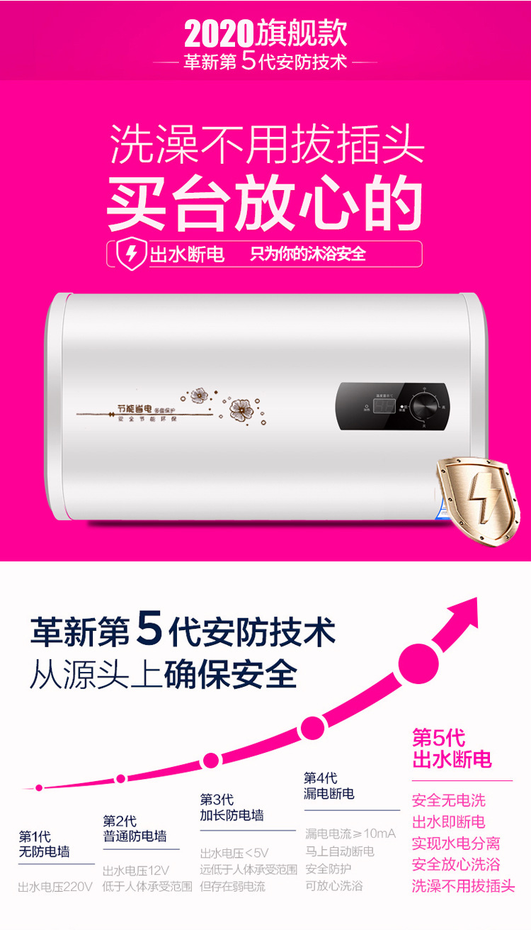 QuickHeating Electric Water Heater Intelligent Frequency Conversion Water Storage Demand Water Heaters Bath Machine QuickHeating Electric Water Heater Intelligent Frequency Conversion Water Storage Demand Water Heaters Bath Machine