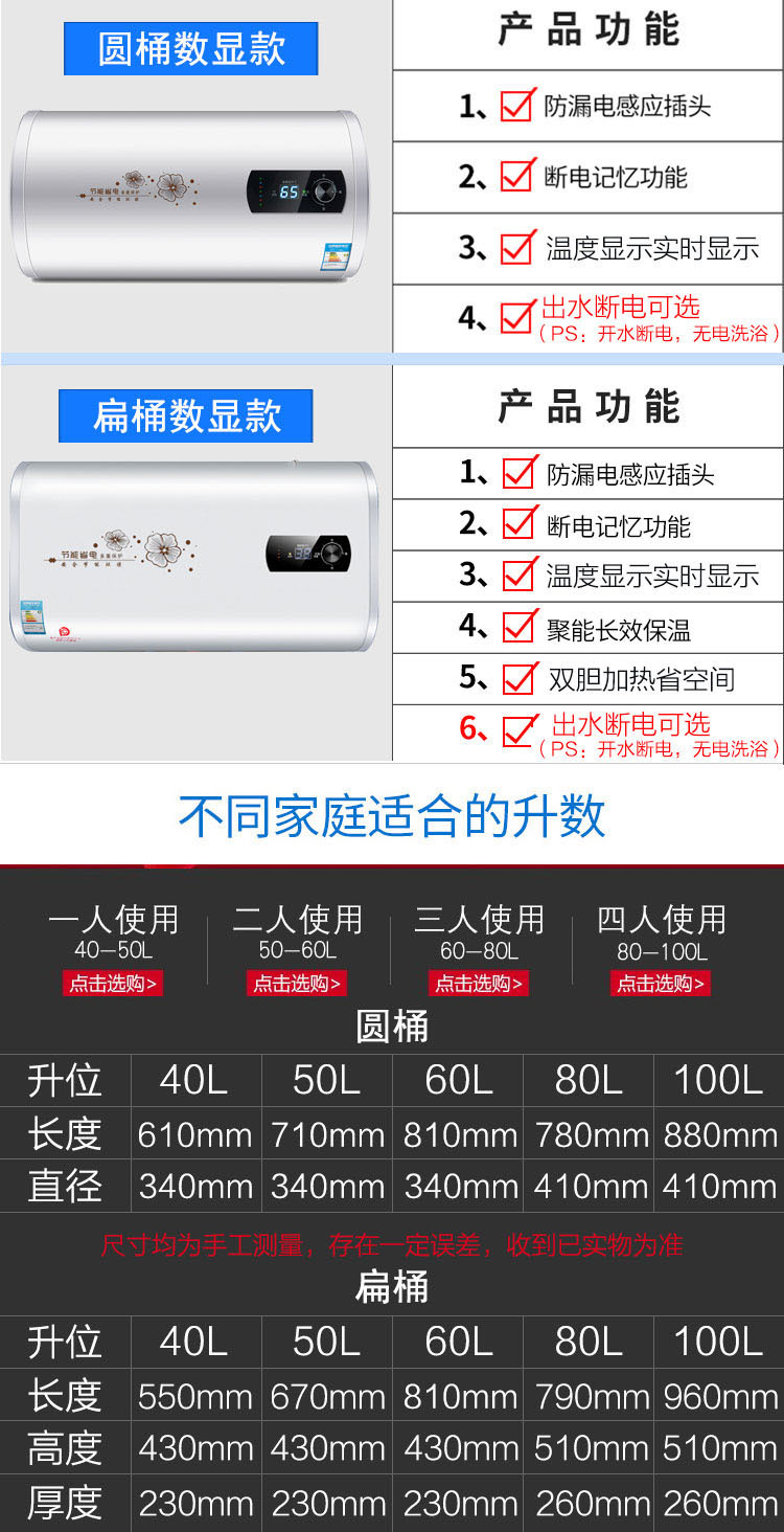 QuickHeating Electric Water Heater Intelligent Frequency Conversion Water Storage Demand Water Heaters Bath Machine QuickHeating Electric Water Heater Intelligent Frequency Conversion Water Storage Demand Water Heaters Bath Machine