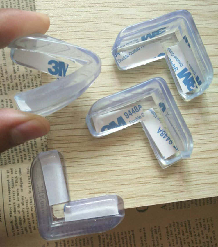 Transparent Right Angle Thickened Table Corner Protective Cover Baby PVC Corner Collision Protection Corner Protector