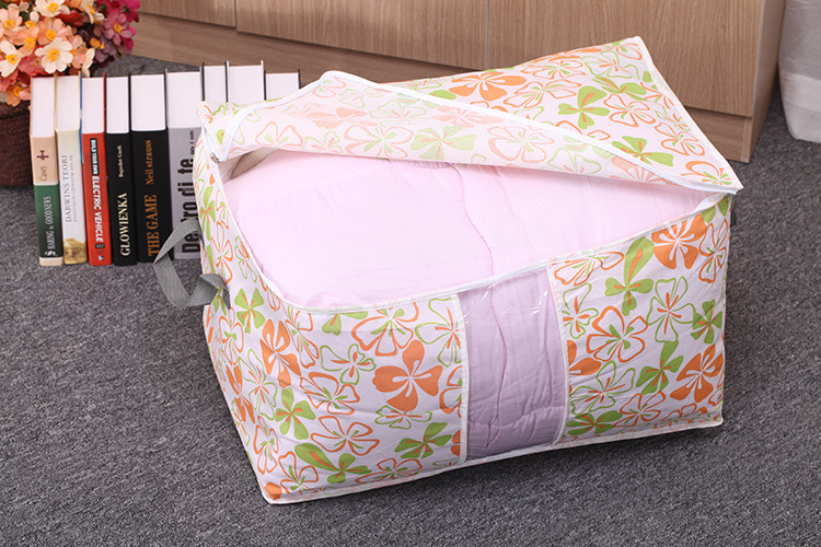 Raised More than Large Quilt Color Bamboo Charcoal Buggy Bag Clothing Quilt Organizing Folders Color Storage Bag Stall