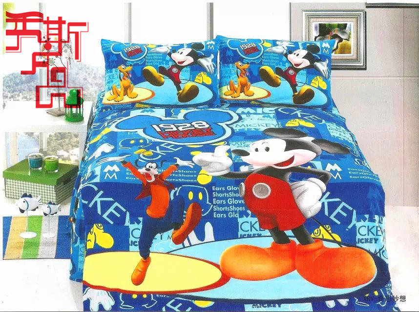 Xiusi Bedding Xiusi Bedding Disney Cartoon Super Soft Quilt Set Single Xiusi Bedding Xiusi Bedding Disney Cartoon Super Soft Quilt Set Single
