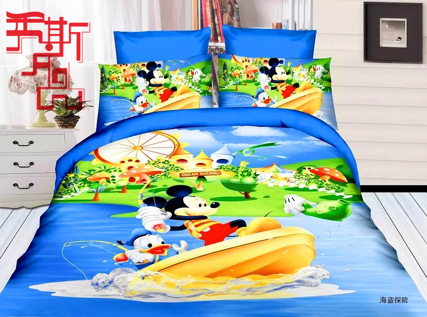 Xiusi Bedding Xiusi Bedding Disney Cartoon Super Soft Quilt Set Single Xiusi Bedding Xiusi Bedding Disney Cartoon Super Soft Quilt Set Single