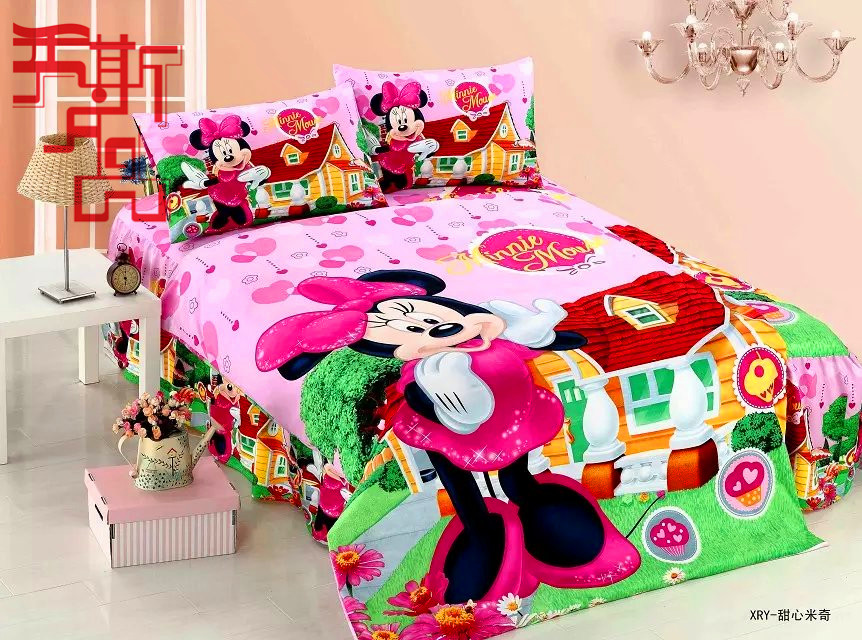 Xiusi Bedding Xiusi Bedding Disney Cartoon Super Soft Quilt Set Single Xiusi Bedding Xiusi Bedding Disney Cartoon Super Soft Quilt Set Single