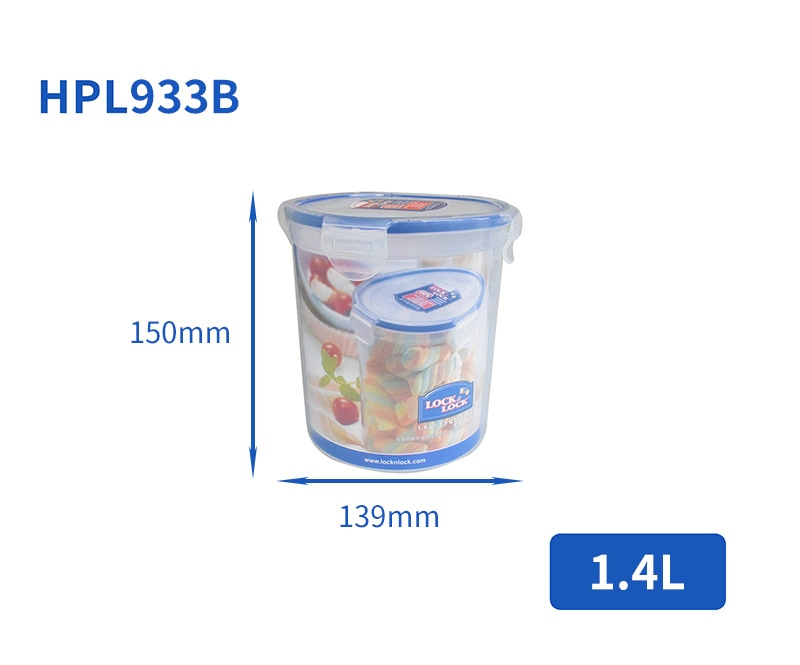 Plastic Fresh-Keeping Lunch Box Sealed Food Refrigerator Storage Box Bento Box Microwave Oven Fresh-Keeping Box