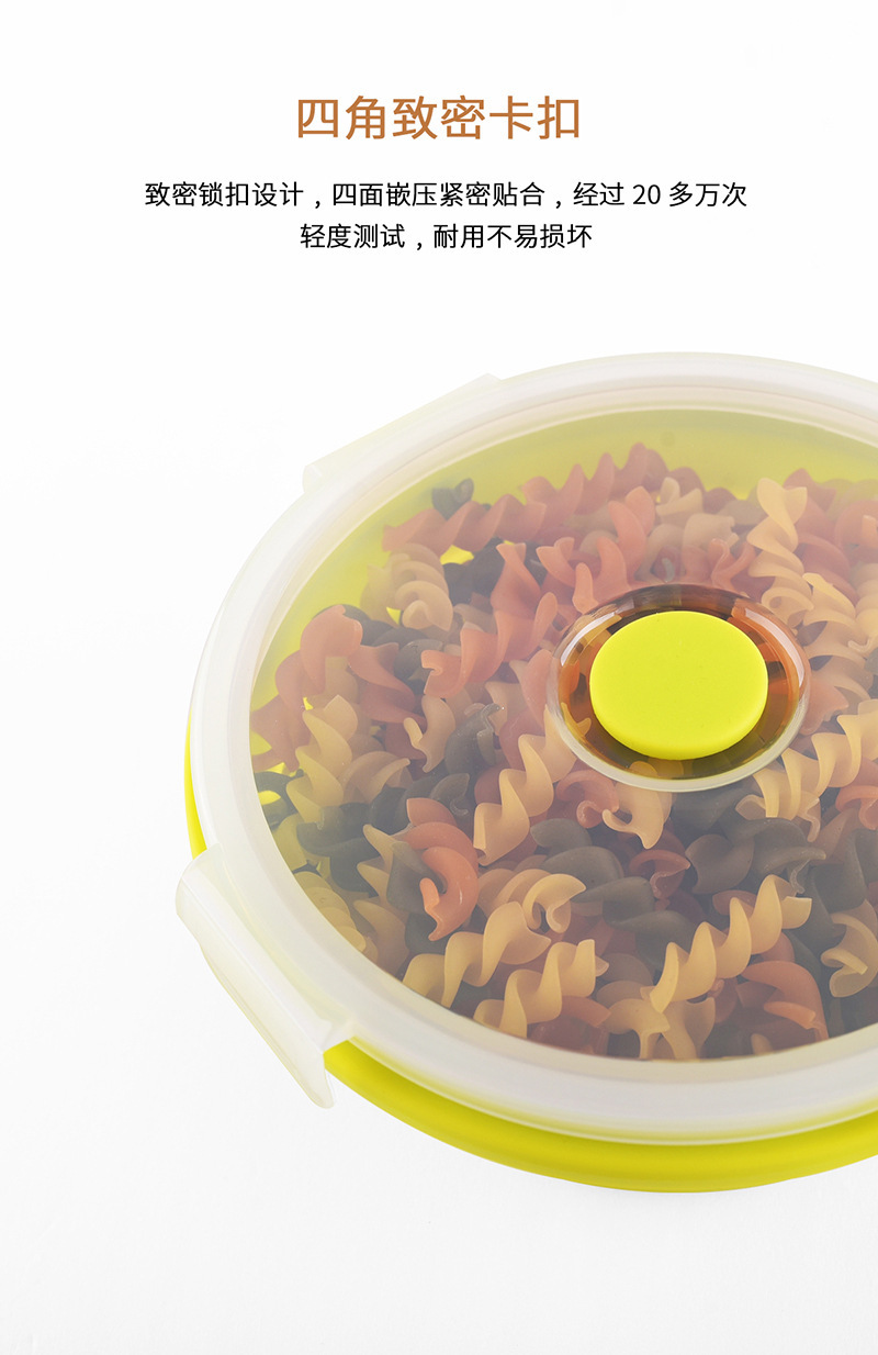 New round Silicone Lunch Box Fresh-Keeping Frozen Silicone Folding Lunch Box Silicone Lunch Box Set Fresh-Keeping Box New round Silicone Lunch Box Fresh-Keeping Frozen Silicone Folding Lunch Box Silicone Lunch Box Set Fresh-Keeping Box