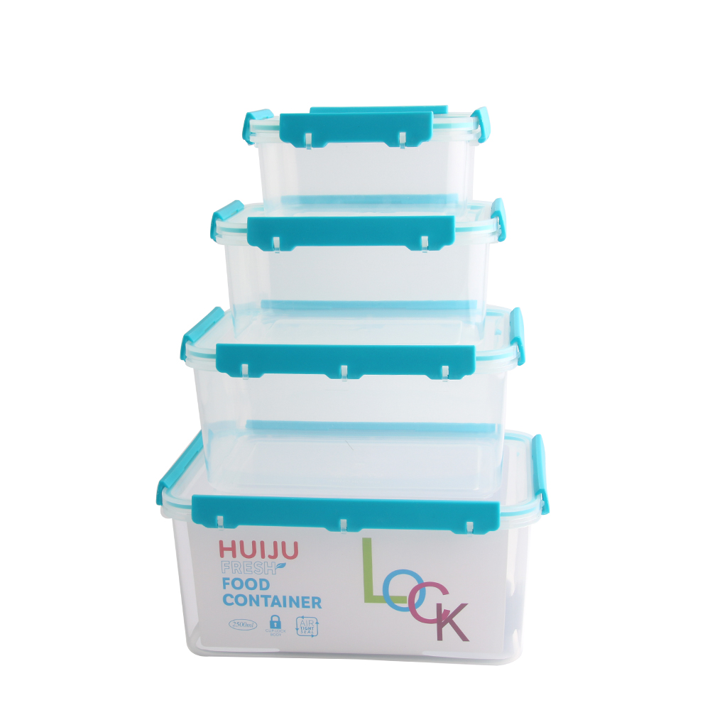 Sealed fresh-keeping box fresh-keeping tank four-piece box set of 87-363 rectangular paper CARDS