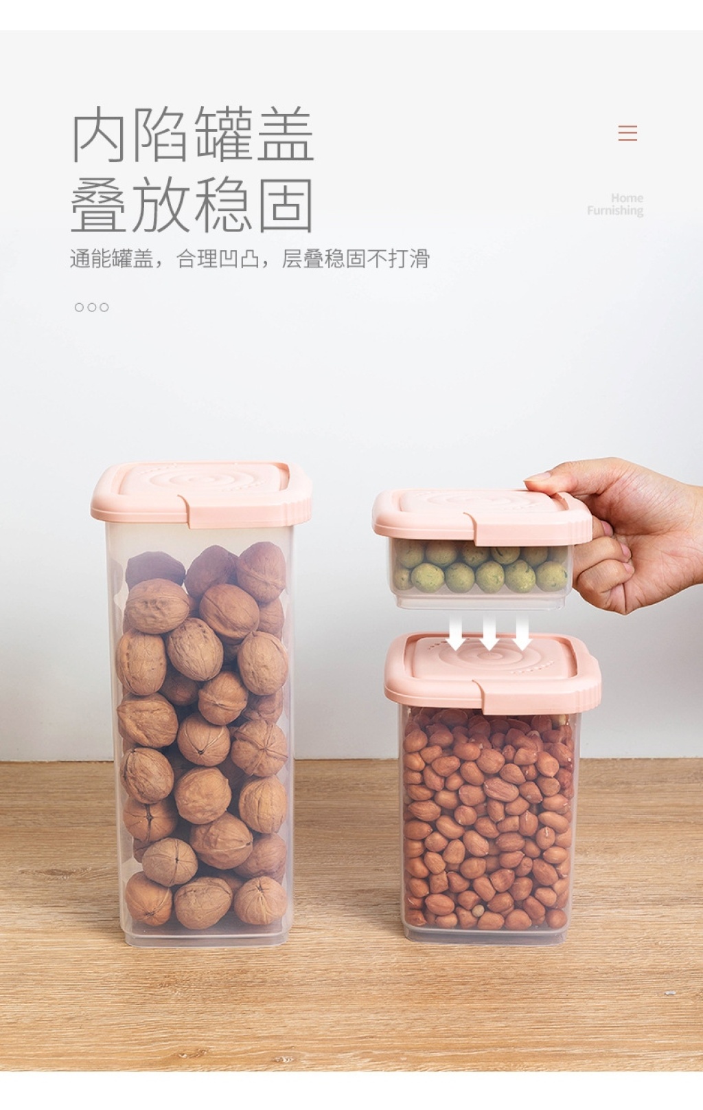 J52-2445 Kitchen Refrigerator Fresh-Keeping Box with Lid Sealed Box Cereals Storage Box Plastic Nut Storage Box J52-2445 Kitchen Refrigerator Fresh-Keeping Box with Lid Sealed Box Cereals Storage Box Plastic Nut Storage Box