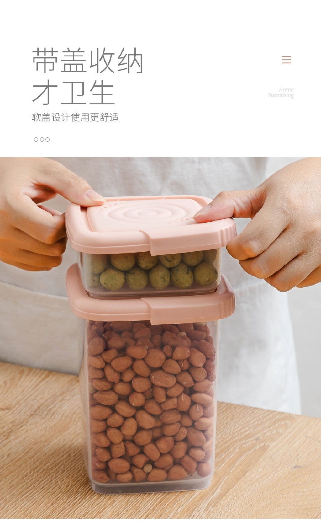 J52-2445 Kitchen Refrigerator Fresh-Keeping Box with Lid Sealed Box Cereals Storage Box Plastic Nut Storage Box J52-2445 Kitchen Refrigerator Fresh-Keeping Box with Lid Sealed Box Cereals Storage Box Plastic Nut Storage Box