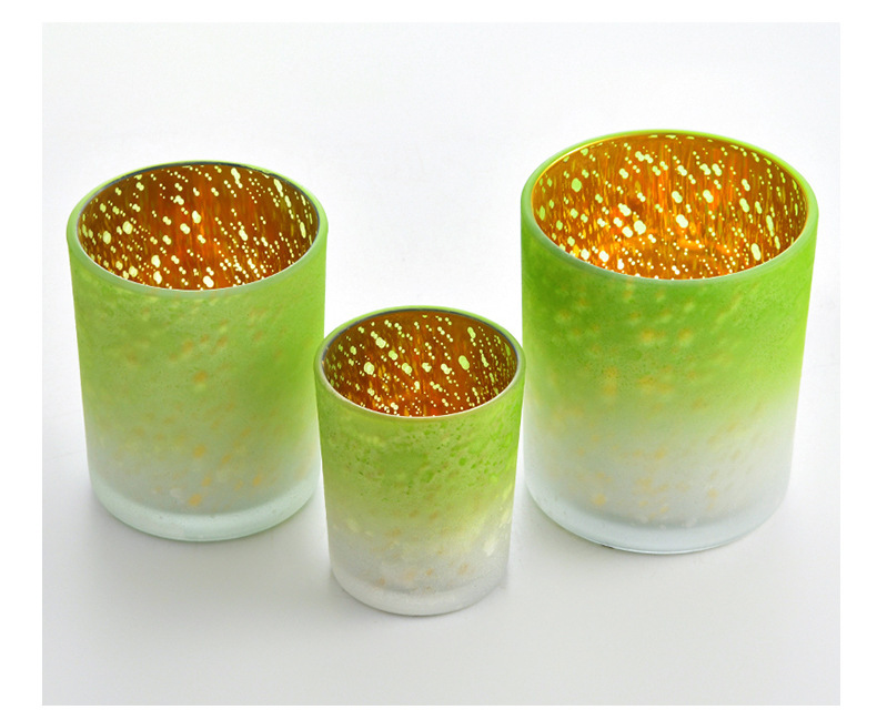 Aromatherapy Candle Cup Glass Gradient Cup Wedding Celebration Decoration Glass Cup Electroplating Frosted Candle Cup Aromatherapy Candle Cup Glass Gradient Cup Wedding Celebration Decoration Glass Cup Electroplating Frosted Candle Cup