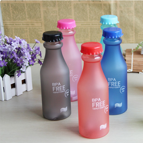 Creative student unbreakable frosted glass bottle soda glass cup with water s 350