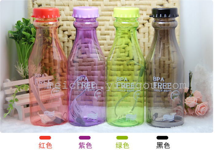 Creative student unbreakable frosted glass bottle soda glass cup with water s 350