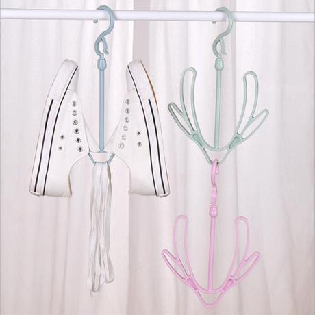 Air-proof double hook shoe Rack multi-function Hanging shoes hanger shoe Rack Hook shoe Rack Air drying Rack