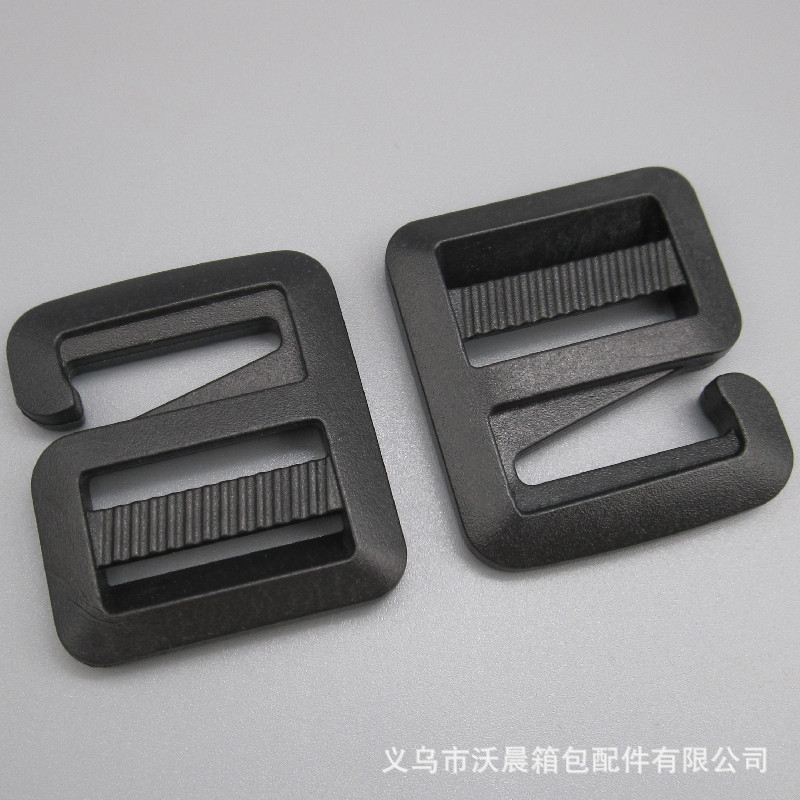 Spot Plastic 6-Word Hook Inner Diameter 38mm9-Word Buckle Plastic Open Ladder Buckle G Buckle Luggage Accessories
