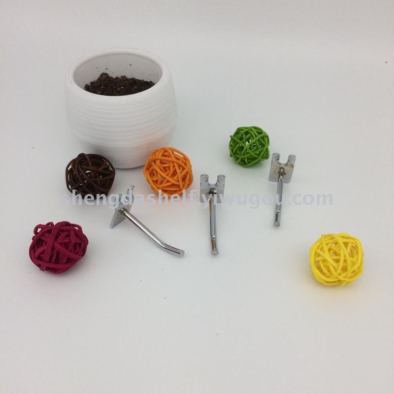 Aluminium metallic shelves for the slot of hook hook buckle plate hook Yiwu jewelry shop hook accessories hooks