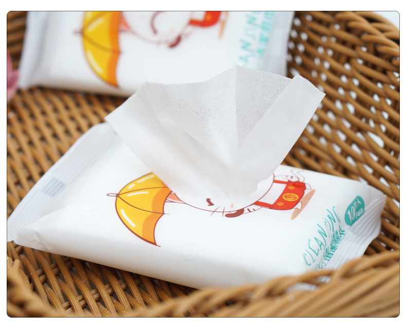 Wet Wipes Baby Removable Portable Small Bag Wet Wipes 10 Pieces Disposable Cleaning Wet Wipes Mother and Baby Gifts Wet Wipes Baby Removable Portable Small Bag Wet Wipes 10 Pieces Disposable Cleaning Wet Wipes Mother and Baby Gifts