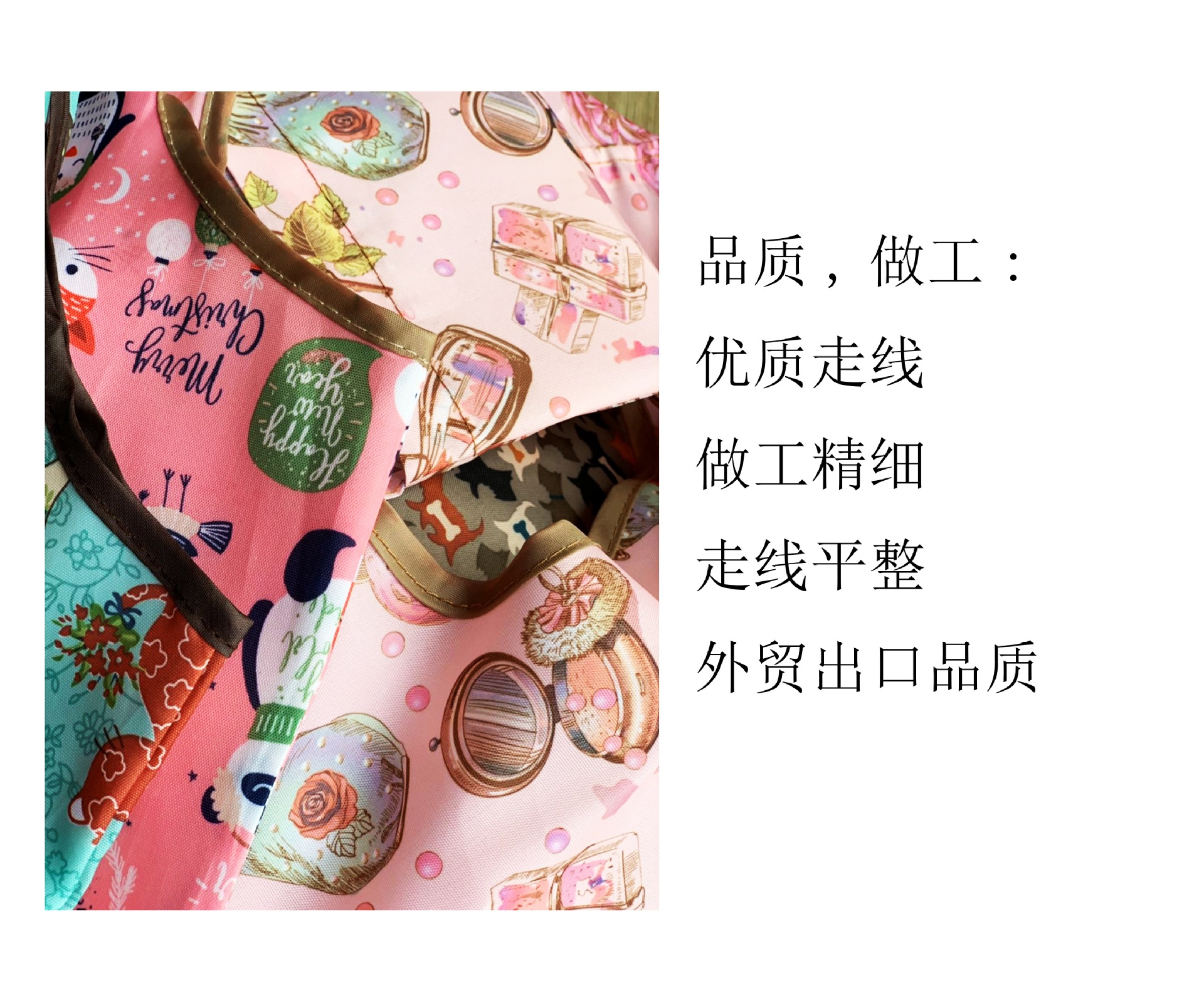 Folding eco-friendly shopping bag portable, portable storage bag Supersizesupermarket shopping bagwaterproof printed bag