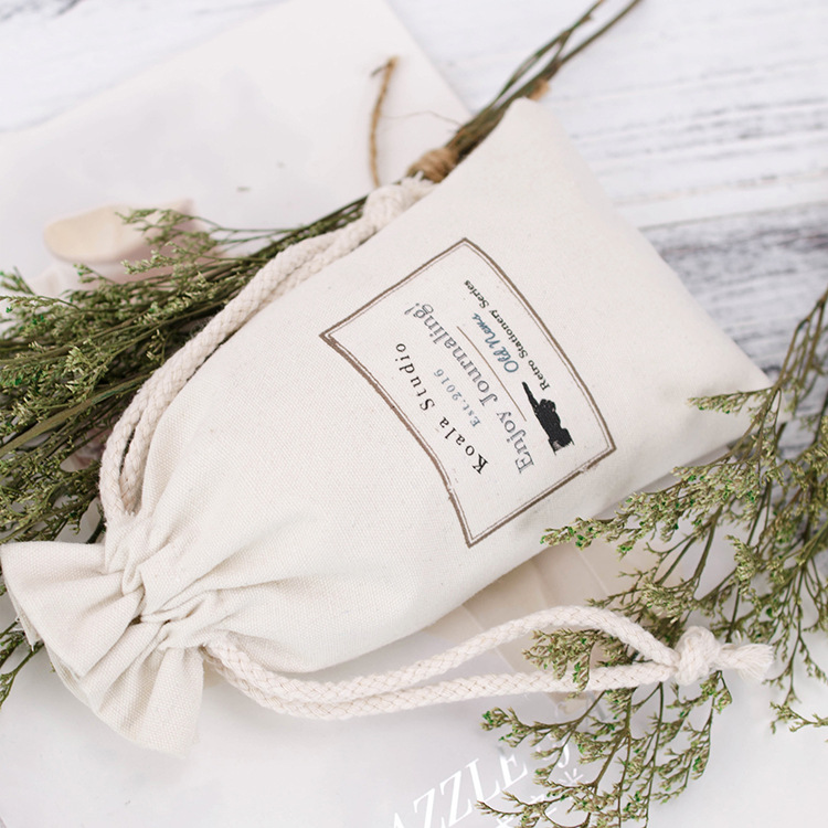 Currently Available Blank Drawstring Storage Bag Is Custom-Built Custom Printed Environmental Cotton Drawstring Bag