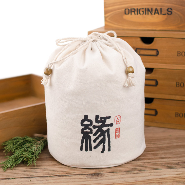 Currently Available Blank Drawstring Storage Bag Is Custom-Built Custom Printed Environmental Cotton Drawstring Bag