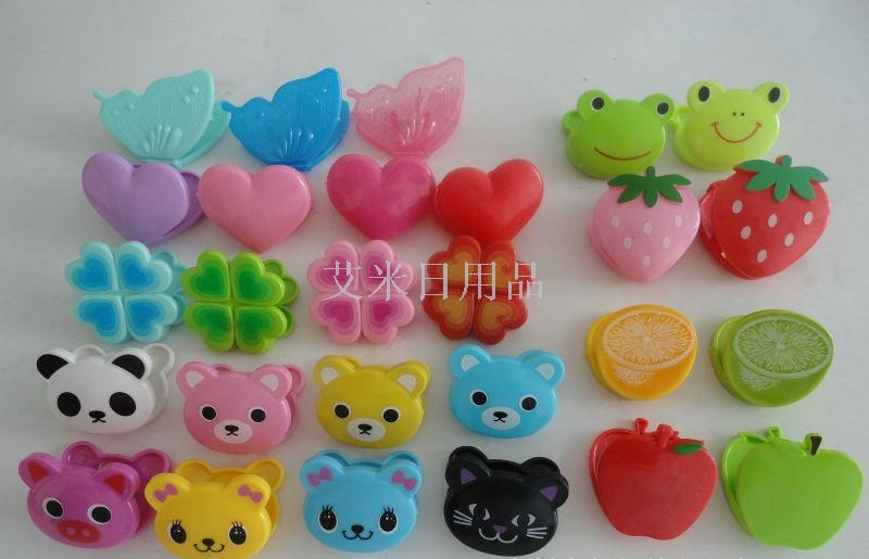 Byt-4 plastic clip for clothes-hanging clip kitchen series sealing clip for cute cartoon cat