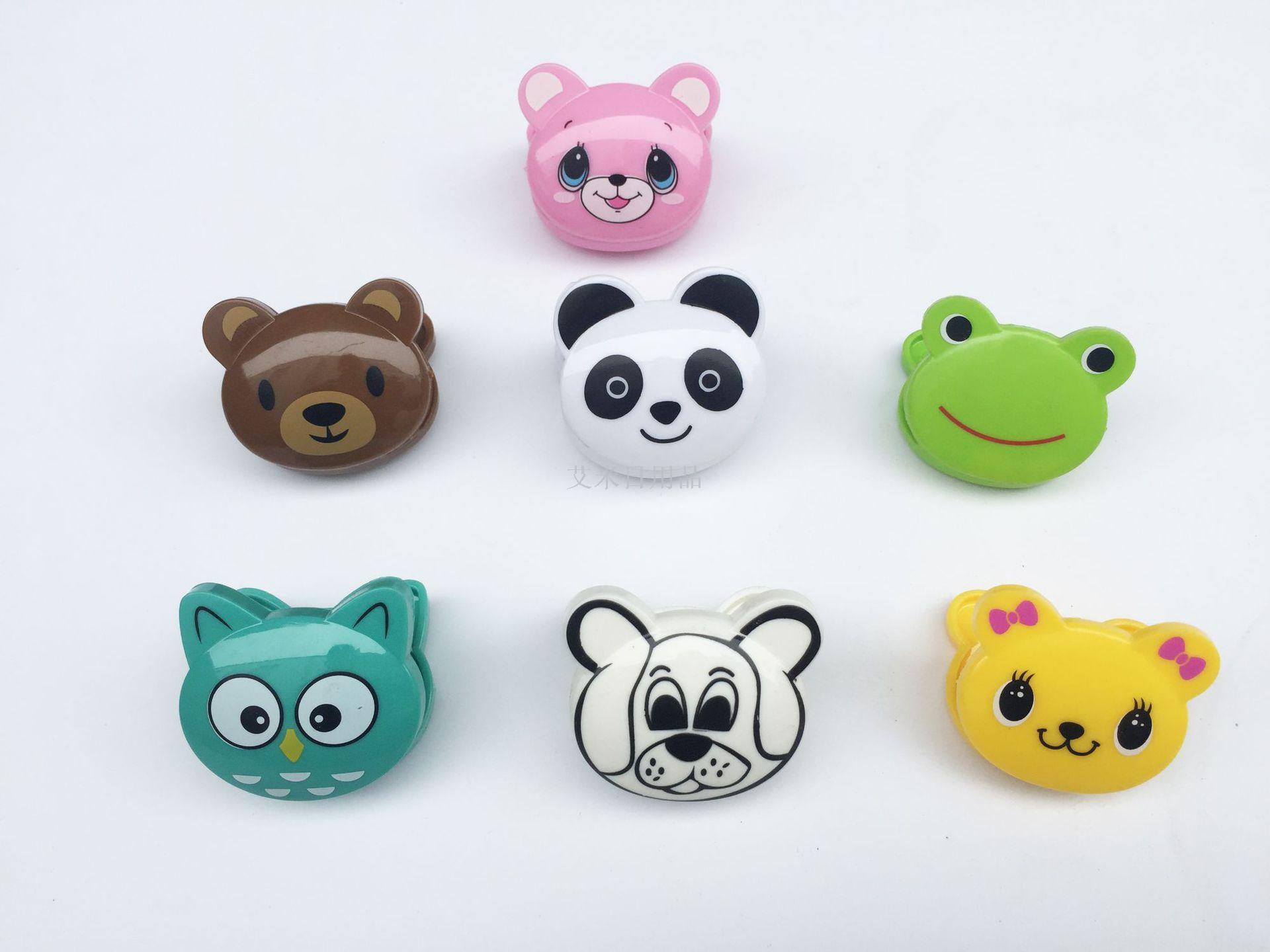 Byt-4 plastic clip for clothes-hanging clip kitchen series sealing clip for cute cartoon cat