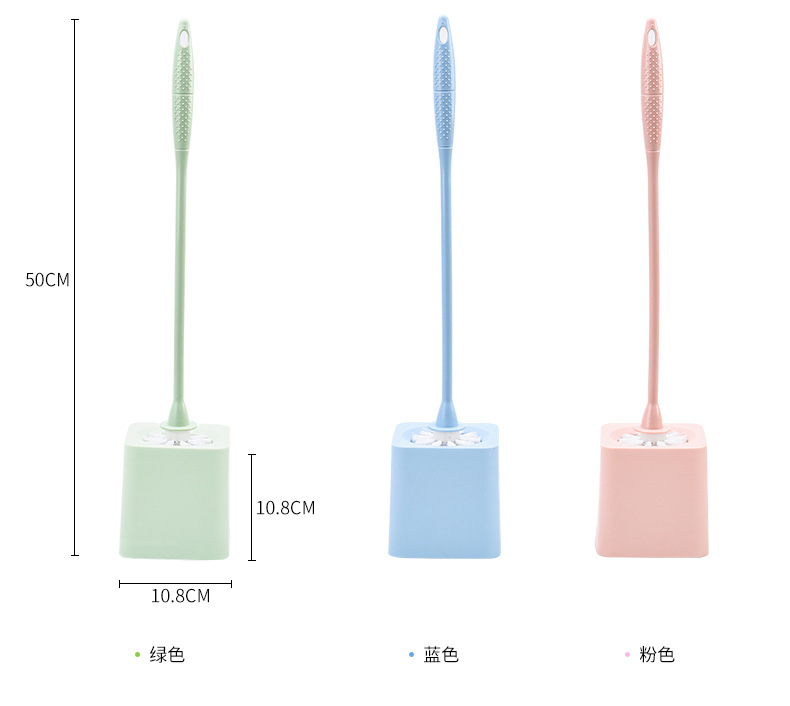 Manufacturer direct selling toilet brush classic hot style with base set plastic long handle toilet brush cleaning brush Manufacturer direct selling toilet brush classic hot style with base set plastic long handle toilet brush cleaning brush