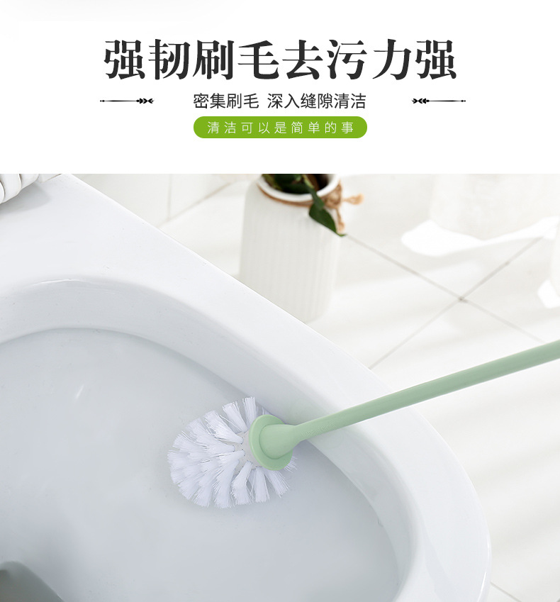 Manufacturer direct selling toilet brush classic hot style with base set plastic long handle toilet brush cleaning brush Manufacturer direct selling toilet brush classic hot style with base set plastic long handle toilet brush cleaning brush