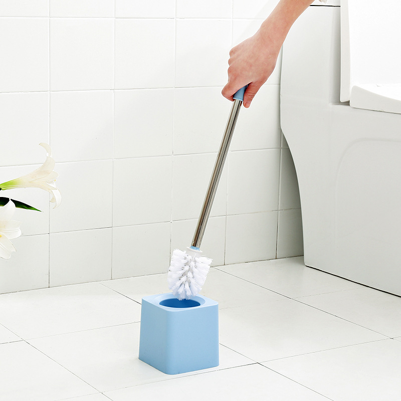 Toilet brush hot style Toilet brush set with base stainless steel handle Toilet brush cleaning brush Toilet brush