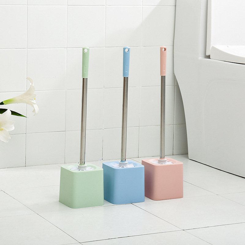 Toilet brush hot style Toilet brush set with base stainless steel handle Toilet brush cleaning brush Toilet brush