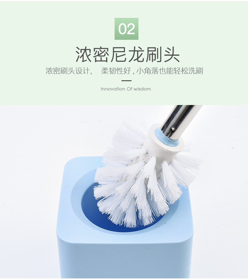Toilet brush hot style Toilet brush set with base stainless steel handle Toilet brush cleaning brush Toilet brush