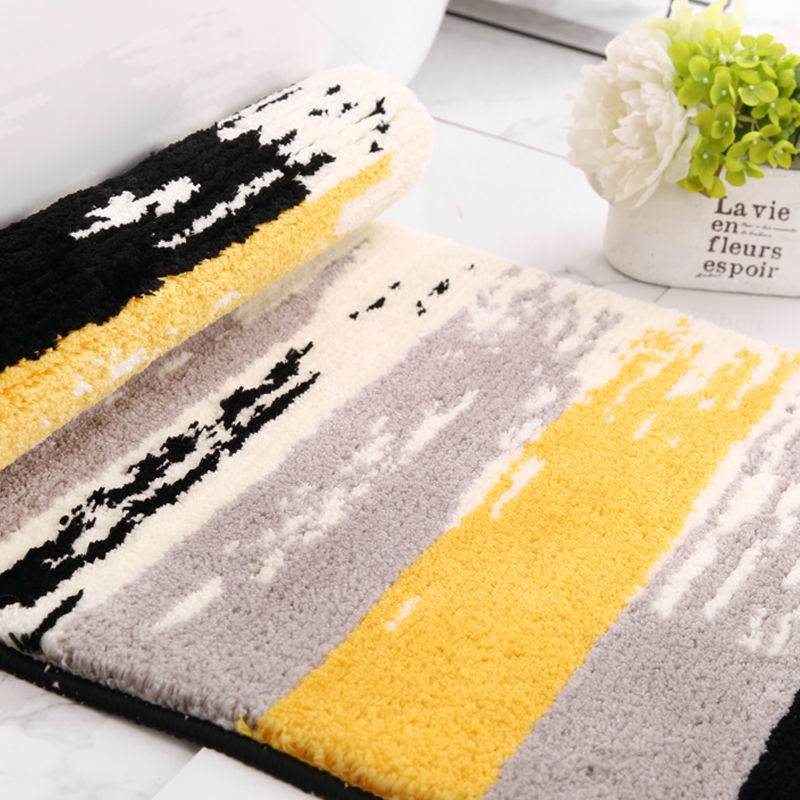 Thickened Microfiber Absorbent Pads Floor Mat Bathroom Bedroom Kitchen Doorway Non-Slip Mat Bathroom Balcony Carpet