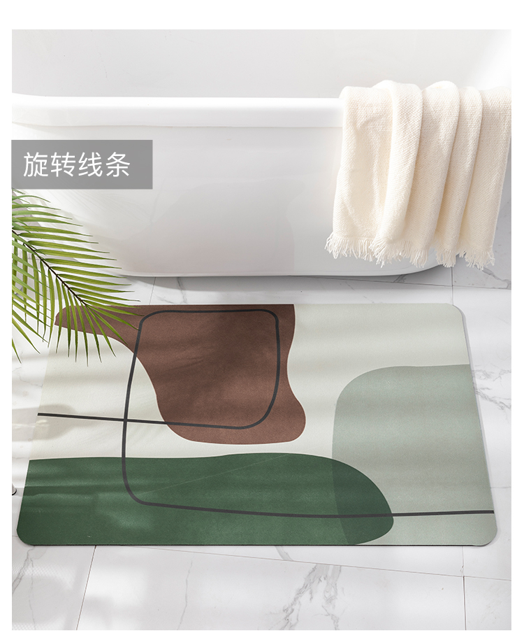 Soft Diatom Ooze Bathroom Absorbent Floor Mat Quick-Drying Foot Mat Non-Slip Mat Toilet Bathroom Entrance Carpet Soft Diatom Ooze Bathroom Absorbent Floor Mat Quick-Drying Foot Mat Non-Slip Mat Toilet Bathroom Entrance Carpet