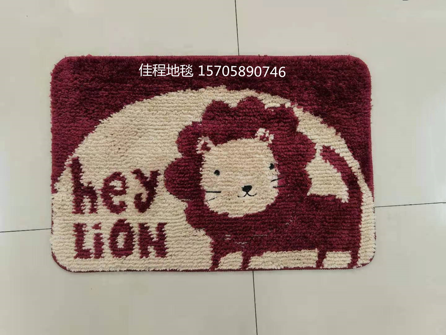 The new TPR bottom cartoon ultrafine floor mat water absorbent non-slip floor mat ultrafine door mat cartoon floor mat