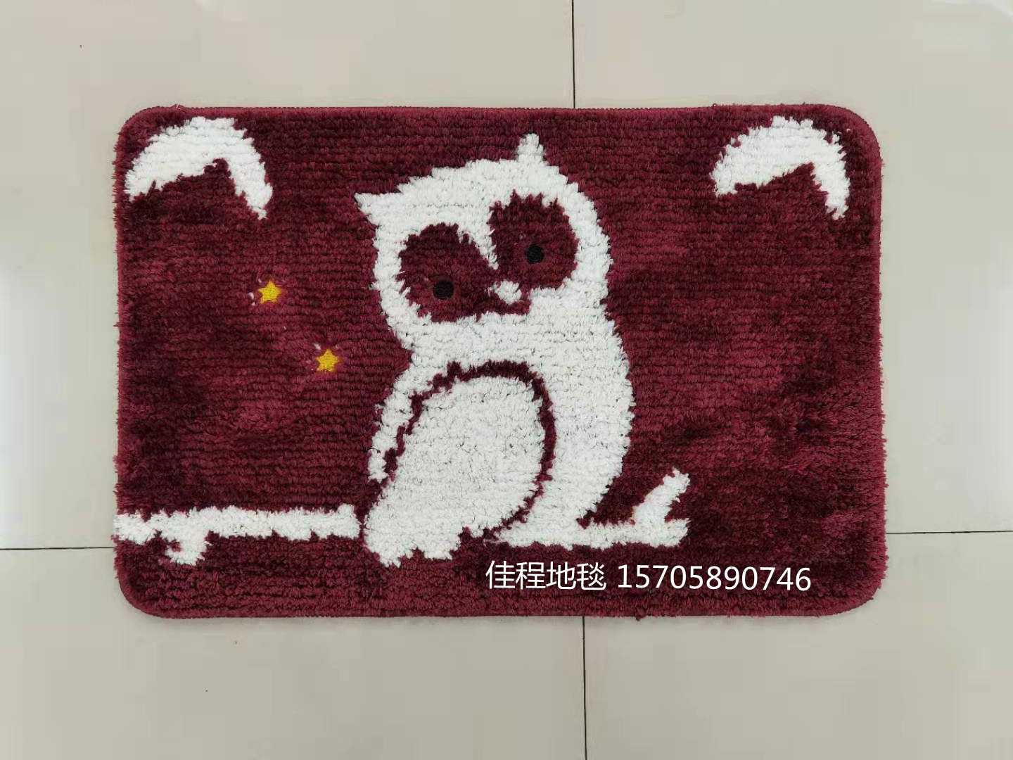 The new TPR bottom cartoon ultrafine floor mat water absorbent non-slip floor mat ultrafine door mat cartoon floor mat