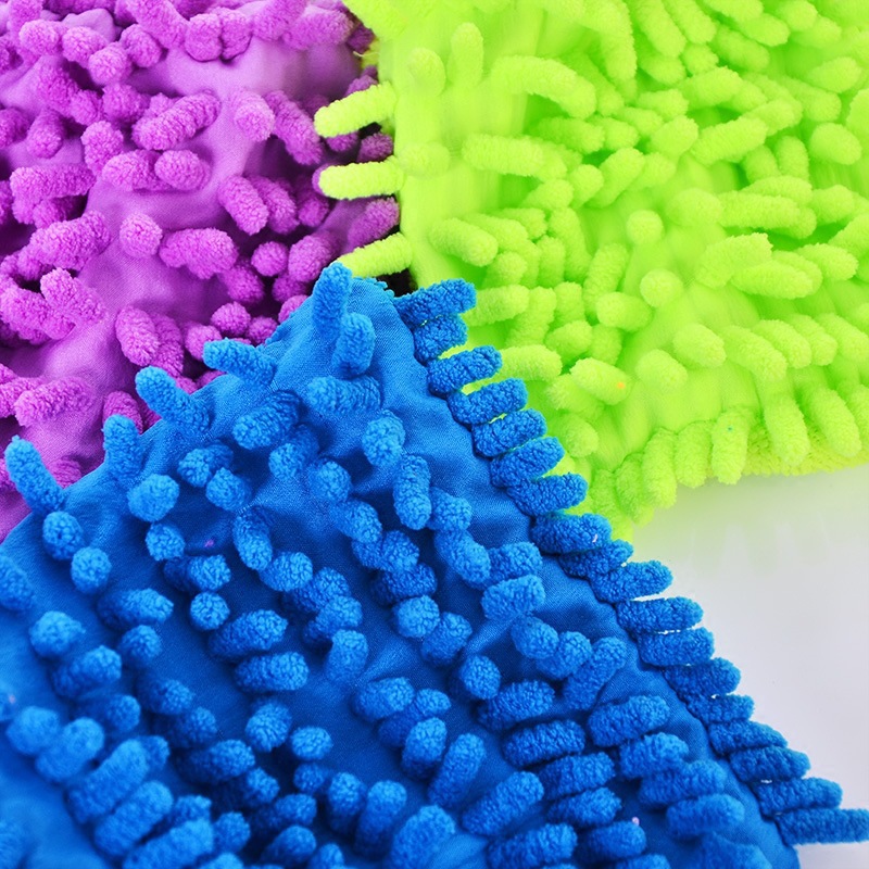 Household Daily Necessities Microfiber Double-Sided Thickened Chenille Car Wash Gloves Car Washing Tools Cleaning Cloth