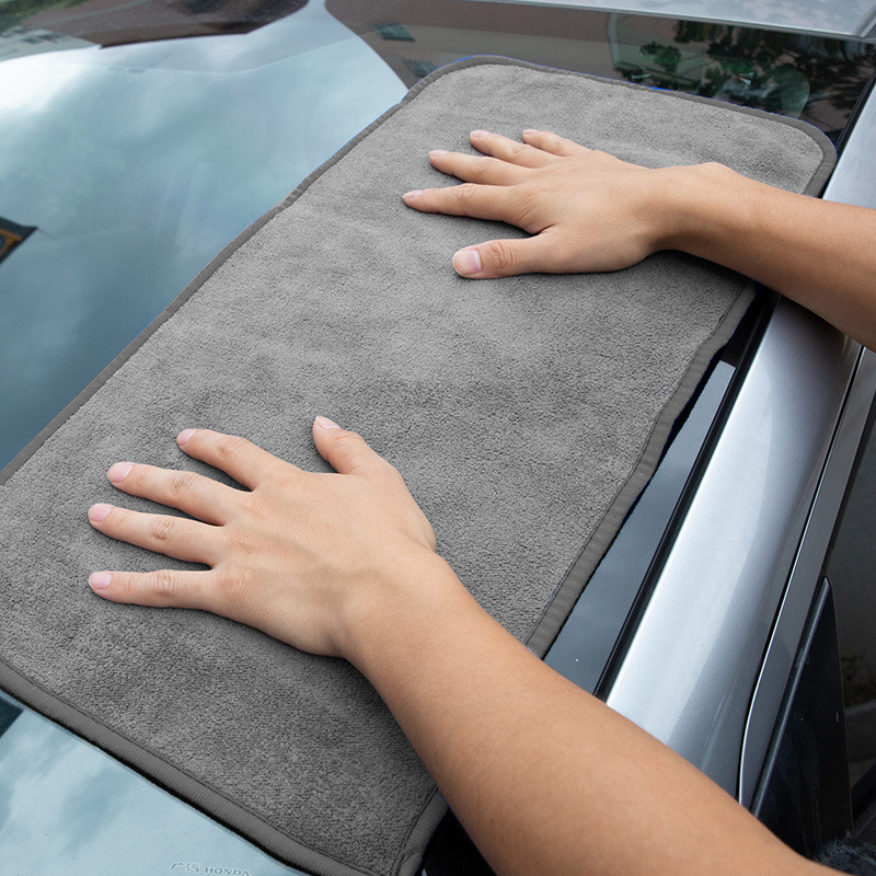 Thickened Car Wash Towel Absorbent Car Washing Cloth Special Glass Lint-Free Deerskin Rag Tool Car All Products