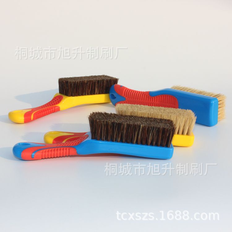 New High-Density Silicone Handle Pig Bristle Brush Walnut Diamond Nano Brush clean brush