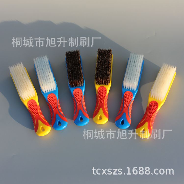 New High-Density Silicone Handle Pig Bristle Brush Walnut Diamond Nano Brush clean brush