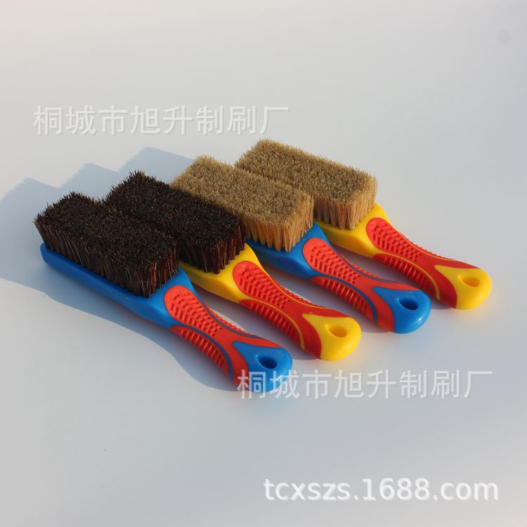 New High-Density Silicone Handle Pig Bristle Brush Walnut Diamond Nano Brush clean brush