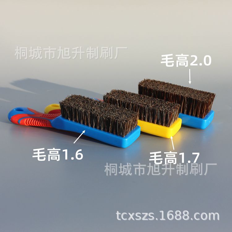 New High-Density Silicone Handle Pig Bristle Brush Walnut Diamond Nano Brush clean brush