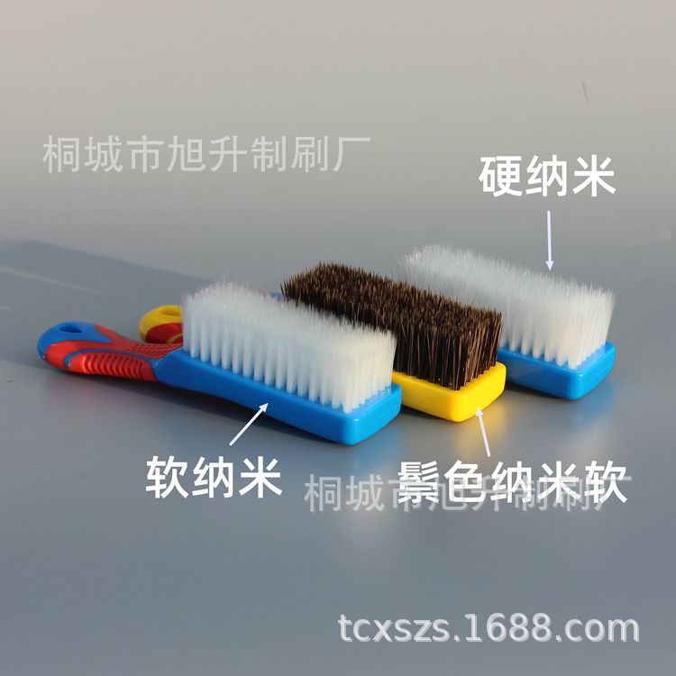New High-Density Silicone Handle Pig Bristle Brush Walnut Diamond Nano Brush clean brush