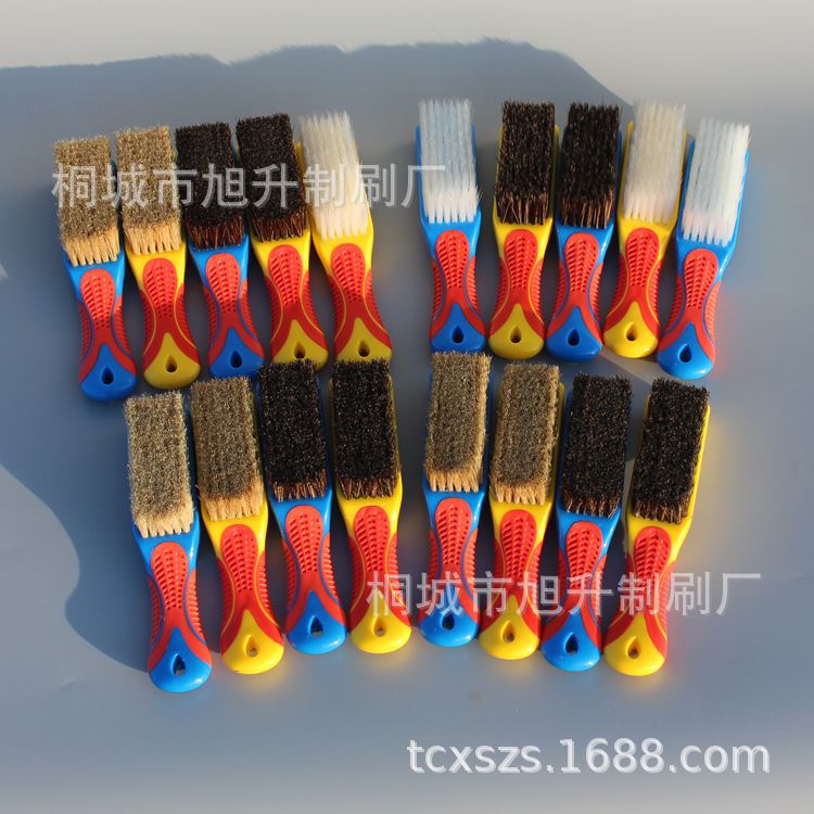 New High-Density Silicone Handle Pig Bristle Brush Walnut Diamond Nano Brush clean brush