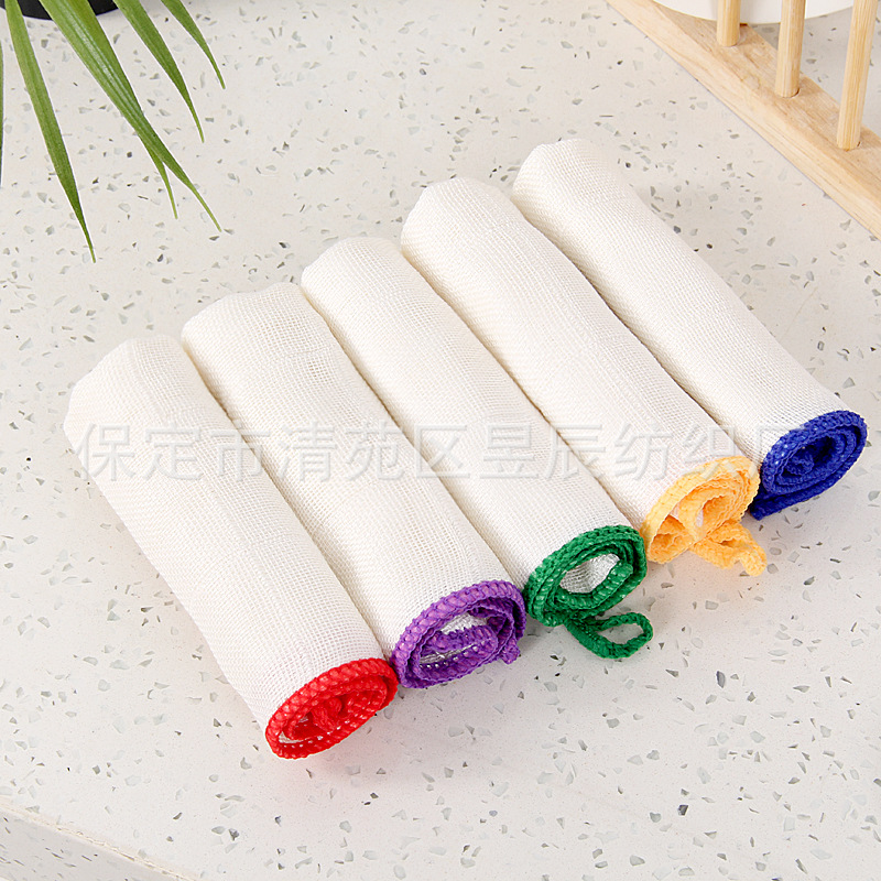 Fiber Dishcloth Thickened 35G Dish Towel Scouring Pad Kitchen Supplies Cleaning Towel Factory Wholesale kitchen towel