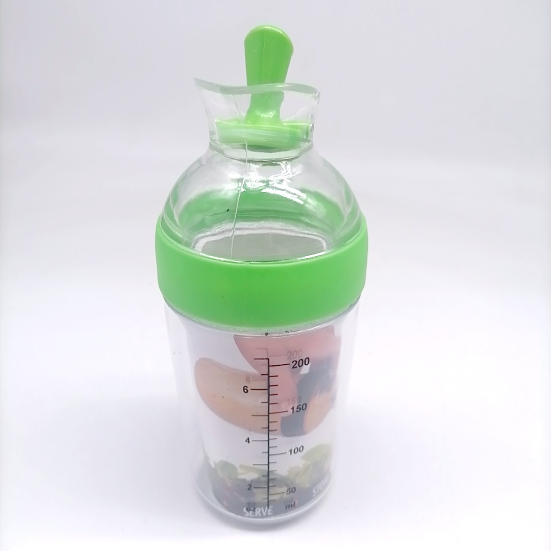 Cross-Border Amazon Oil Bottle Oil Pot Kitchen Sauce Seasoning Pot with Scale Measuring Cup Seasoning Bottle Sauce Pot