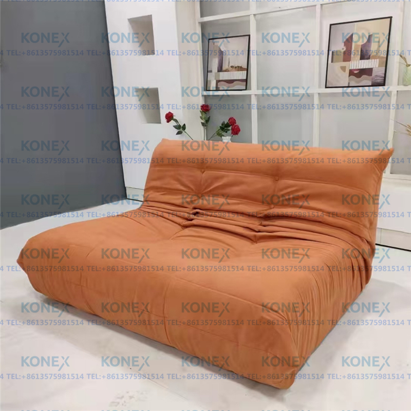 Nordic Light Luxury Tatami Bedroom Living Room Recliner Lazy Sofa Single Balcony Lying Leisure Caterpillar Chair