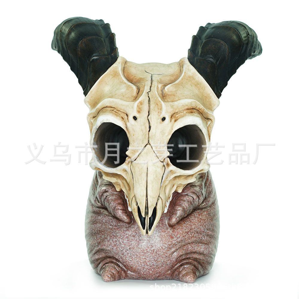 Cross-Border New Halloween Horror Skull Insect Garden Decoration ResinImported arts and crafts