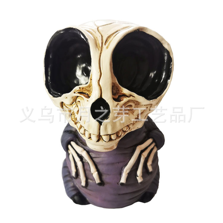 Cross-Border New Halloween Horror Skull Insect Garden Decoration ResinImported arts and crafts