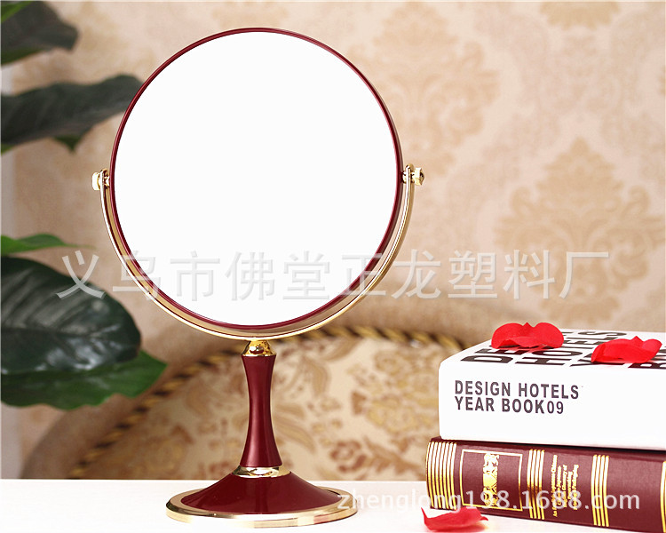 European Fashion Princess Dressing Mirror Desktop Double-Sided Mirror Mirror Princess Table Mirror Double-Sided Mirror