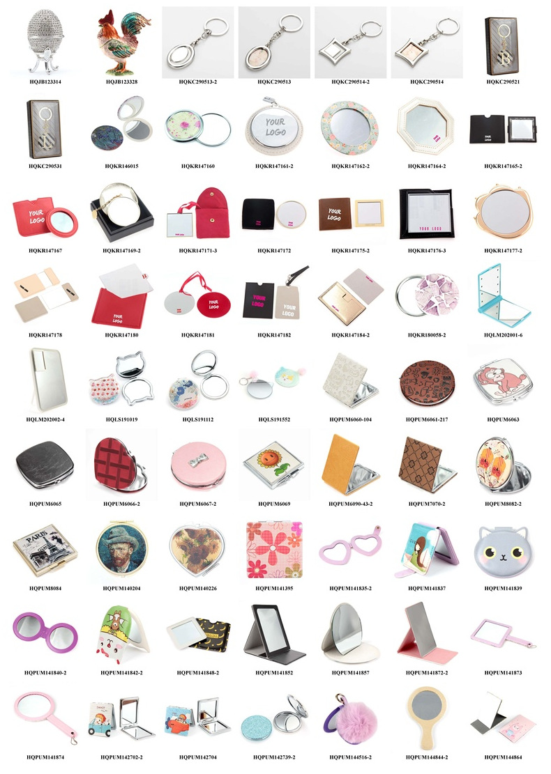 6cm Square Metal Dressing Mirror PU Leather Mirror Can Issue VAT Invoice 6cm Square Metal Dressing Mirror PU Leather Mirror Can Issue VAT Invoice
